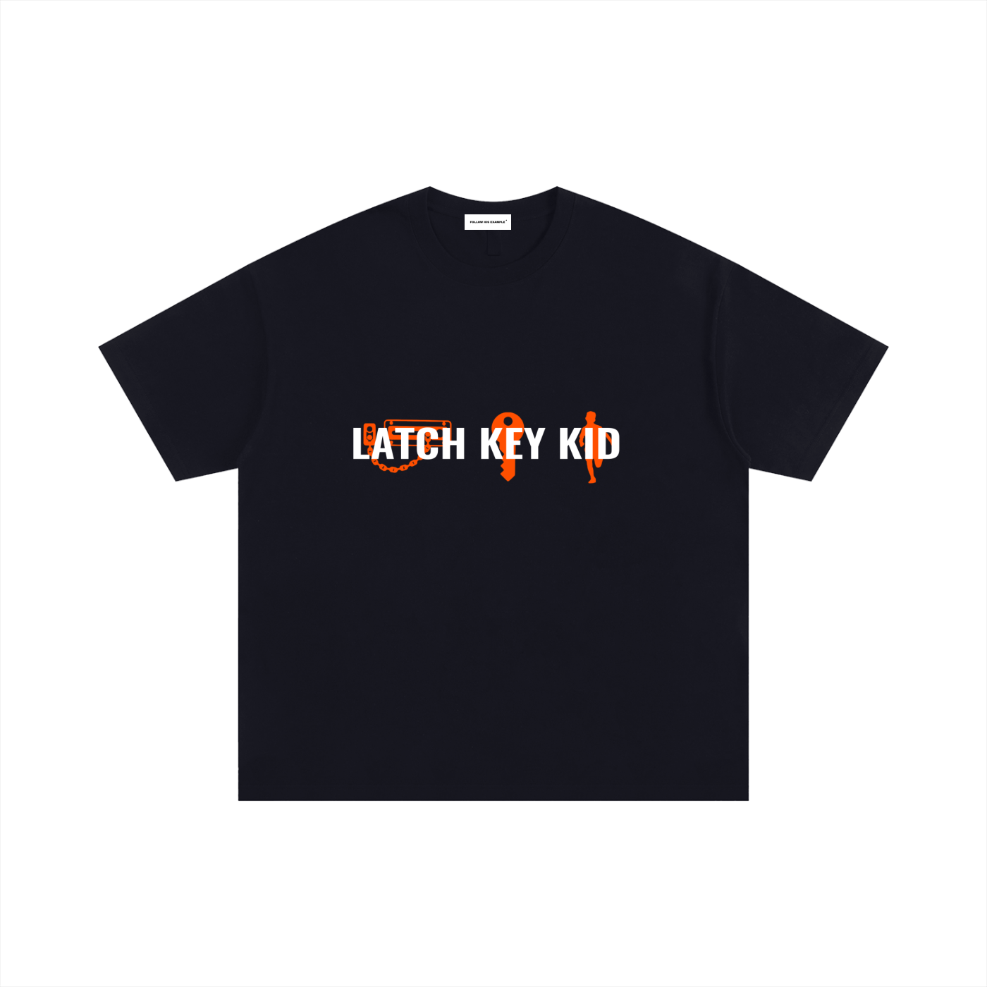 LATCH KEY KID BLACK GRAPHIC T-Shirt