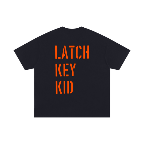 LATCH KEY KID BLACK GRAPHIC T-Shirt